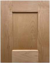 Shaker Maple cabinet door in natural maple