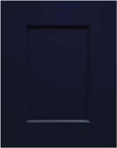 Shaker Midnight cabinet door in blue